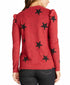 BCX Juniors' Puffed-Shoulder Star-Print Sweater Size XS