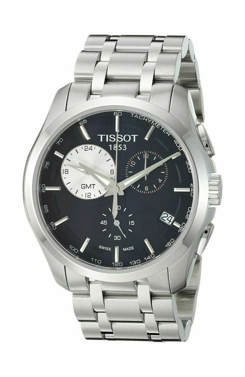 Tissot Mens Couturier Swiss Quartz Stainless Steel Dress Watch T0354391105100