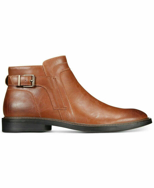 Alfani Men Jodhpur Chelsea Ankle Boots Rogan Tan Faux Leather Size 10M