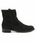 Walking Cradles Women's Kimber Ankle Bootie - Black Suede - 9 M