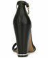 Kenneth Cole New York Women's Milena Ankle Strap Sandal Heel In Leather Black