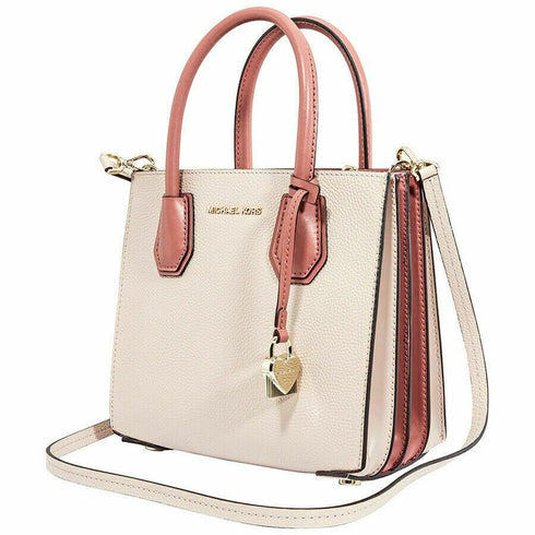 MICHAEL Michael Kors Mercer Pebble Leather Crossbody with Heart