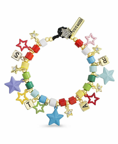 Steve Madden Women's Multi-Colored Star Bracelet