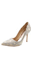 BADGLEY MISCHKA Rouge Evening Pumps Size 8.5M
