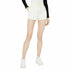 GUESS Women's Cream White Lace-up French Terry Sweat Shorts Small