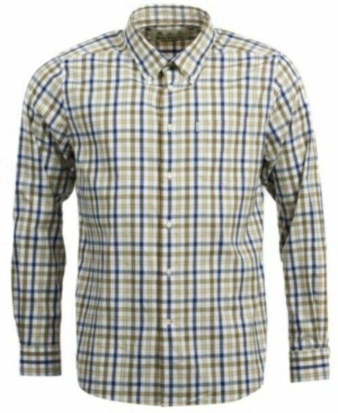 Barbour Men's Performance Plaid Shirt - Green - Small