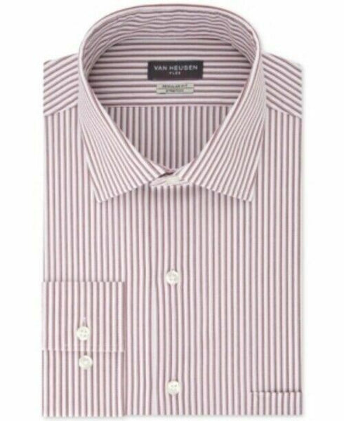 Van Heusen Men’s Classic/Regular-Fit Performance Stretch Wrinkle-Free 15.5 34/35
