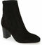 Aquatalia Women's Fayren Suede Ankle Boots Black Leather Suede US 9M Msrp $450