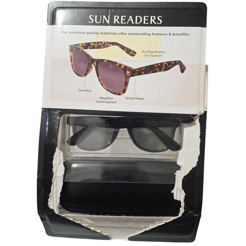 Icon Sun Readers +1.75 2 Pack with Case