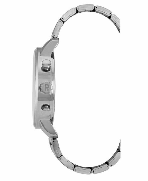 Kenneth Cole Reaction Men's Silver-Tone Metal Bracelet Watch, 46mm