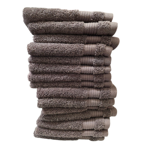 Threshold Light Gray Washclothes 100% Cotton 12x12 Inches (15 Pack)