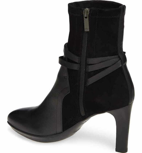 Aquatalia Ryann Weatherproof Suede Bootie Women's Black Size 9.5 M Msrp $550
