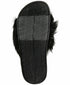 INC International Concepts Women’s Faux-Fur Slide Slippers (Black, XL)