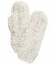 Inc Space Dye Chenille Mittens White One Size