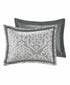Madison Park Odette California King 8 Piece Jacquard Comforter Set Silver $490