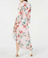Guess Women's Dress Light Pink Sheath Floral Kellyanne Hi-Low MSRP $128 Size 4