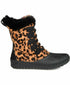 Women's Journee Collection Comfort Foam Powder Winter Boot Leopard Size 10 M