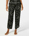 INC International Concepts INC Printed Sleep Pants, Size Large, Black