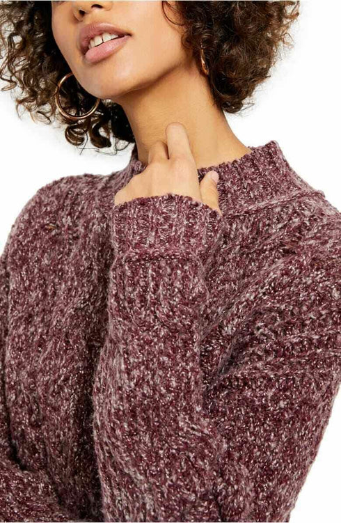 Free People Merry Go Round Cable-Knit Sweater Size X-Small