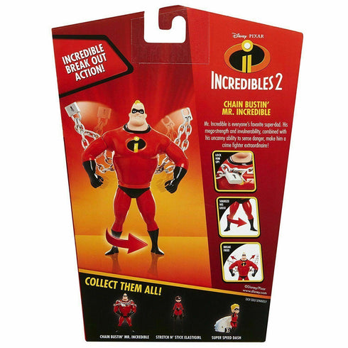 Disney Pixar Incredibles 2 - Chain Bustin' Mr Incredible 6 Inch Feature Figure