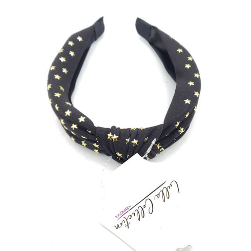 Lulla Collection Bindya Black and Stars Headband
