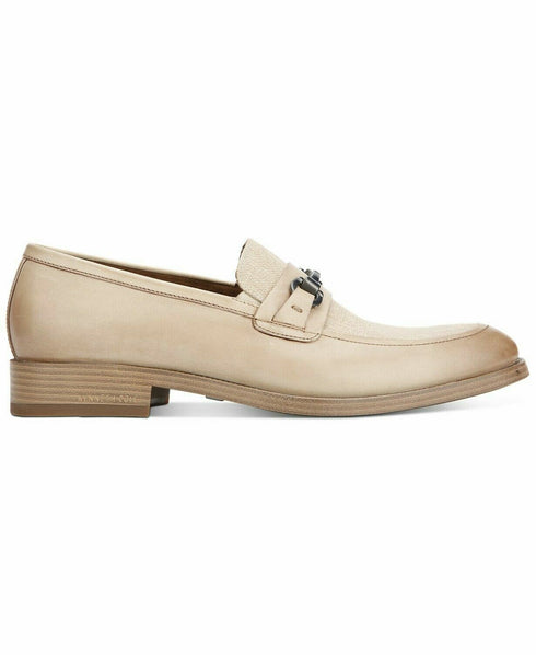 Kenneth Cole New York Men's Slip On Loafer with Bit Detail Beige Size 7M