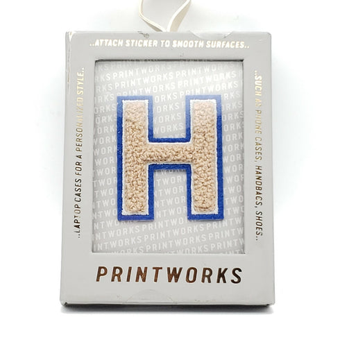 PRINTWORKS Letter Fluffy Sticker Letter H