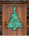 Designocracy Merry Christmas Wooden Decorative Door Hanger
