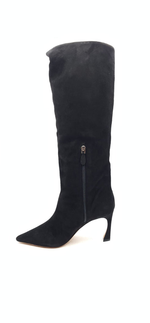 ALEXANDRE BIRMAN WOMEN'S KYRA SUEDE BOOTIE 85 BLACK SIZE 8 Msrp $795