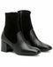 Aquatalia Cammie Weatherproof Leather Bootie Women's Black Size 10M