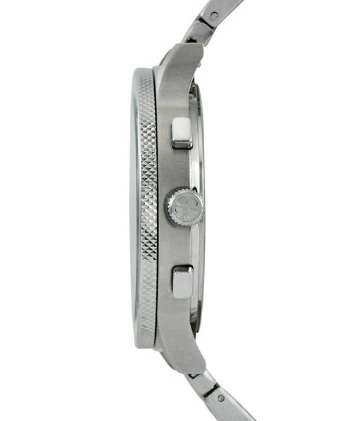 Lucky Brand Men's Chronograph Rockpoint Stainless Steel Bracelet Watch 42mm