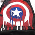Marvel Captain America Drip Shield Laptop Backpack Black Book Bag
