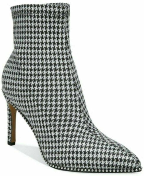 Bar Iii Women's Melanay Booties Houndstooth Size 8.5M