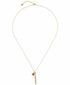 RACHEL Rachel Roy Gold-Tone Stone Heart & Love ID Pendant Necklace, 24" + 2"