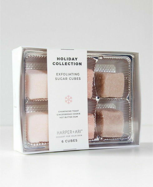 Harper + Ari Holiday Collection Exfoliating Sugar Cubes (6 Cubes)