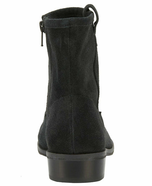 Walking Cradles Women's Kimber Ankle Bootie - Black Suede - 9 M
