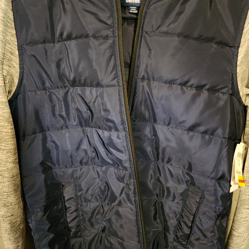 Univibe Big Boys Hooded Jacket Indigo Blue Gray Size Large