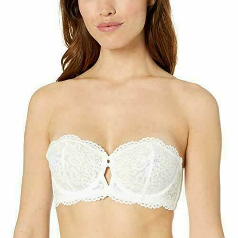 b.tempt'd Womens Ciao Bella Strapless Bra White 32B