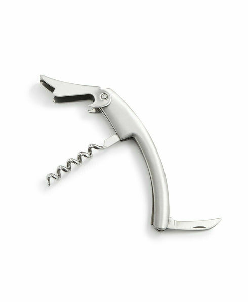 Martha Stewart Collection Waiter's Corkscrew, Stainless Steel Wine Opener