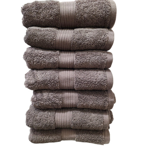 Threshold Gray 100% Cotton Hand Towels - Soft and Lightweight 16x27 Inch 7 Pack