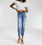 Dollhouse Juniors' Ripped Straight-Leg Jeans Size 11