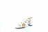 Schutz | Felisa Block-Heel Sandals | White Size 8