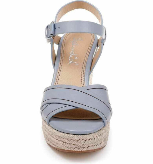 Splendid Taffeta Espadrille Wedge Sandal, Size 10 M - Blue
