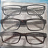Icon hand made temples Reading Glasses +2.00 3-pack