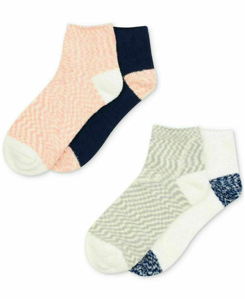 Warner's Womens 4 Pack Cloud 9 Seriously Soft Fluffy Mid Crew Socks
