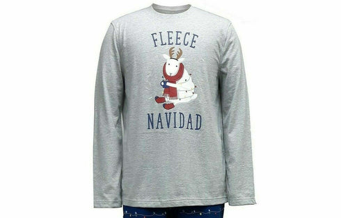 Family Pajamas men's Fleece Navidad Family Pajama Top Size XXL