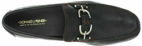 Donald Pliner Dacio Leather Bit Loafer Black Size 7 M