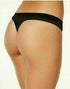 Jenni Women's Seamless Thong Panty Underwear Black XXL New