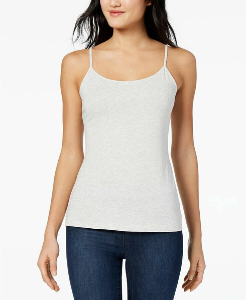 Maison Jules Adjustable Camisole, Silver Heather XL