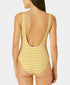 California Waves Juniors Textured Grommet Yellow One Piece New - Large